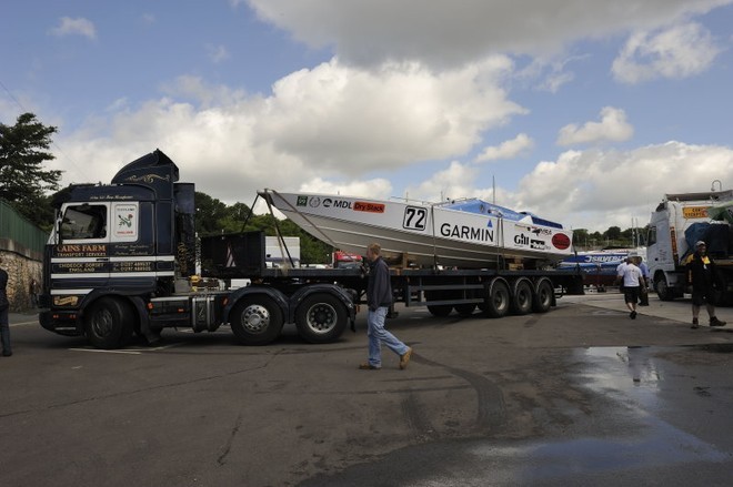 Garmin on a truck © Round Britain Offshore Powerboat Race 2008 http://www.roundbritainrace.co.uk
